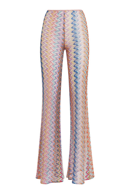 Mare Raschel Lurex Butterfly Flare Pants