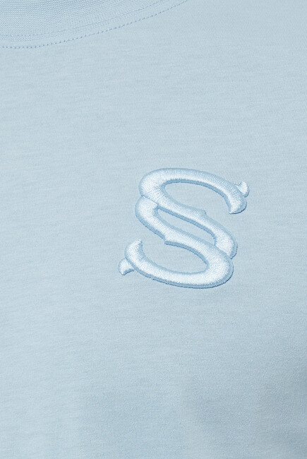 Baseball Logo Embroidered T-Shirt