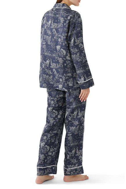 Yves Erebus Silk Long Pyjama Set