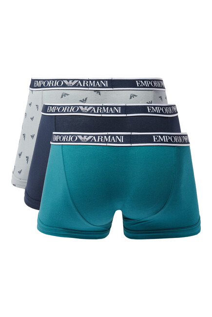 Buy Emporio Armani Core Logo Band Boxers, Set of 3 for Mens