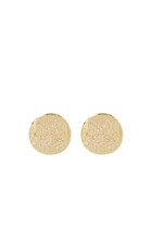 Penelope Coin Earrings, 18k Gold-Plated Brass