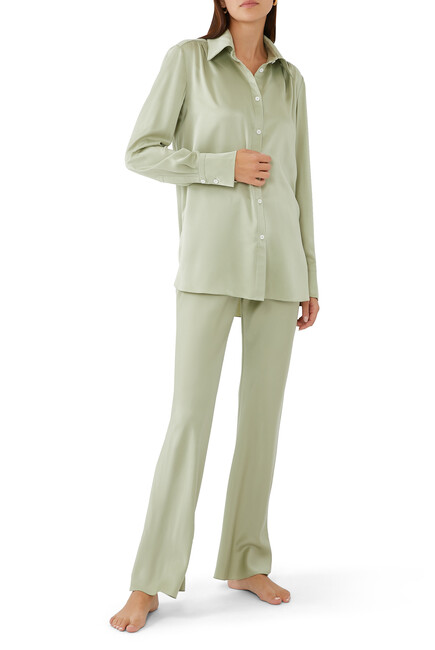 Stella Silk Satin Blouse