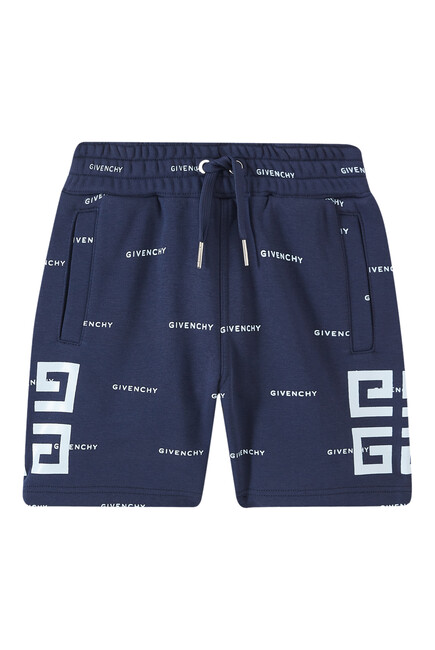 Kids Logo-Print Bermunda Shorts