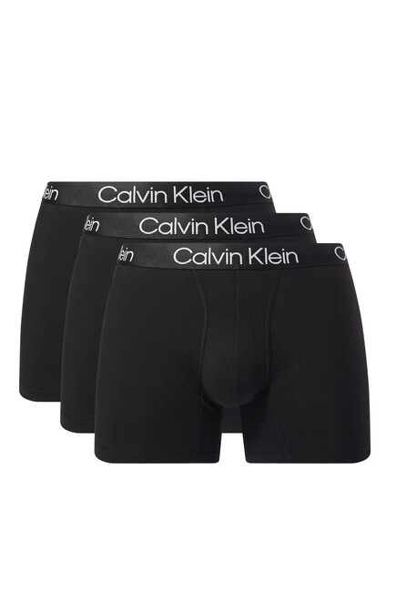 Modern Structure Logo Boxers, Pack of Three