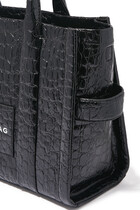 The Croc-Embossed Medium Tote Bag