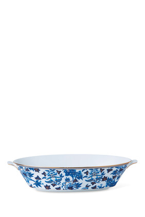 Hibiscus Oval Serving Bowl 1.3l