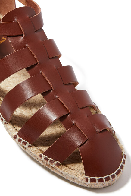 Samos Napa Cureo Leather Sandals