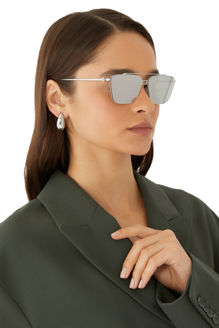 Baguette Aviator Sunglasses