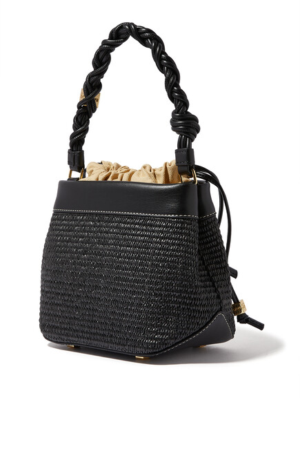 Bou Bucket Raffia Bag