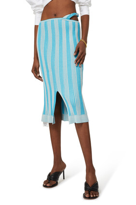 La Jupe Gelato Striped Skirt
