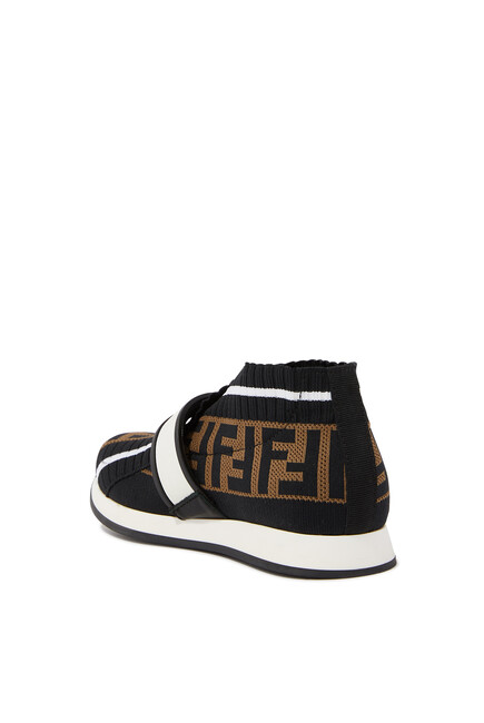 Kids FF Logo Velcro Sneakers