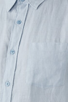 Short Sleeved Linen Shirt