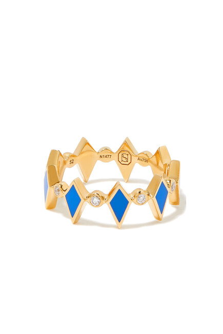 Mosaic Ring, 18k Yellow Gold