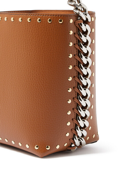 Frayme Studded Bucket Bag