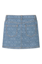 Kids Logo Jacquard Denim Skirt