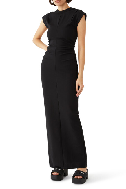 Crew Neck Maxi Dress