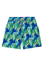 Kids Toucan Jungle Sustainable Swim Shorts