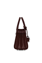 Classic Sac de Jour Nano in Crocodile-Embossed Shiny Leather