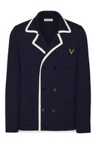 V Detail Blazer