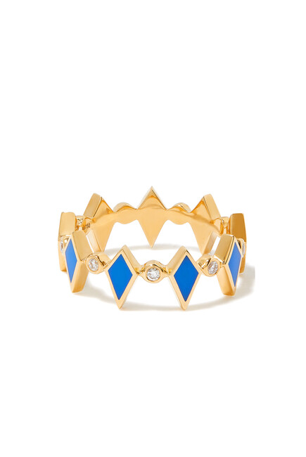 Mosaic Ring, 18k Yellow Gold