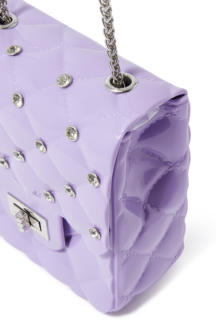 Kids PVC Rhinestone Mini Bag