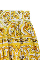 Kids Short Skirt with Majolica Print