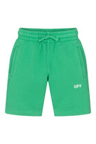 Kids Off Stamp Sweatshort