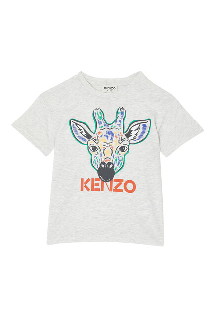 Giraffe Cotton T-Shirt