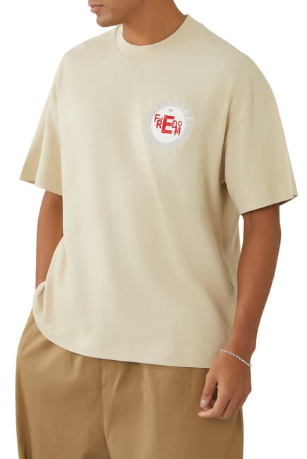 Buy Emporio Armani Freedom Oversized T-Shirt for Mens | Bloomingdale's KSA