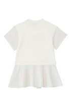 Kids Logo-Embroidered Cotton Dress