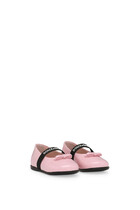 Kids Patent Leather Ballet Flats with Bow