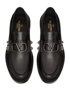 Valentino Garavani VLogo 35 Leather Loafers