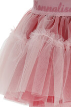 Silk-Touch Tulle Skirt
