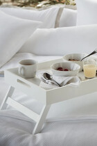 Matte White Breakfast in Bed Tray