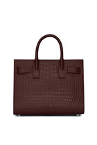 Classic Sac de Jour Nano in Crocodile-Embossed Shiny Leather