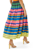 Sea Tiered Skirt