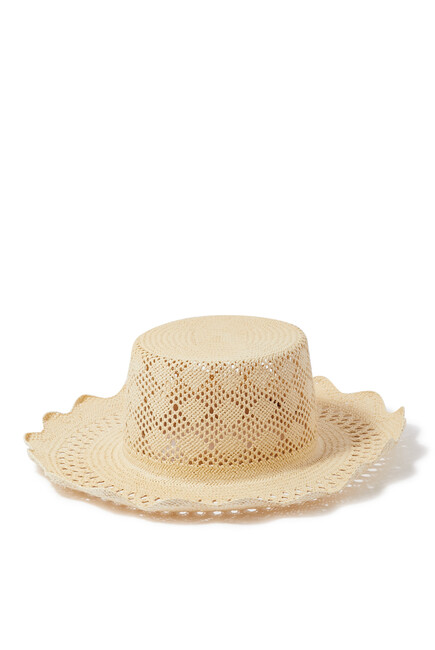 Cut-Out Straw Hat