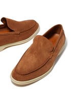 Nappa Leather Slip On Loafers