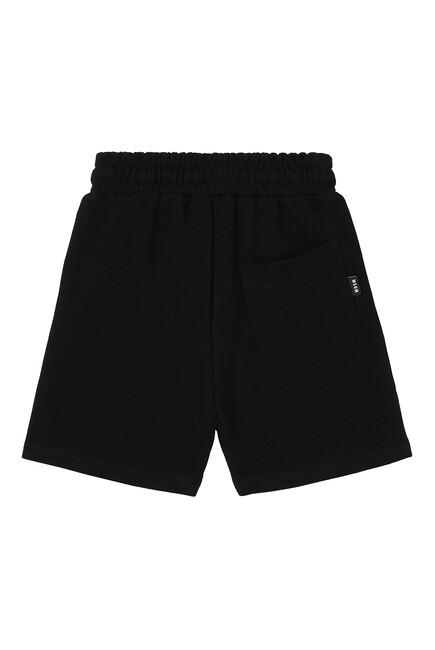 Logo Print Cotton Shorts