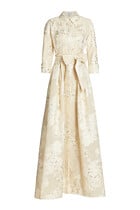 Jacquard Shirt Gown