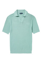 Rino Chain Stitch Knit Polo