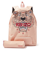 Kids Tiger Print Backpack