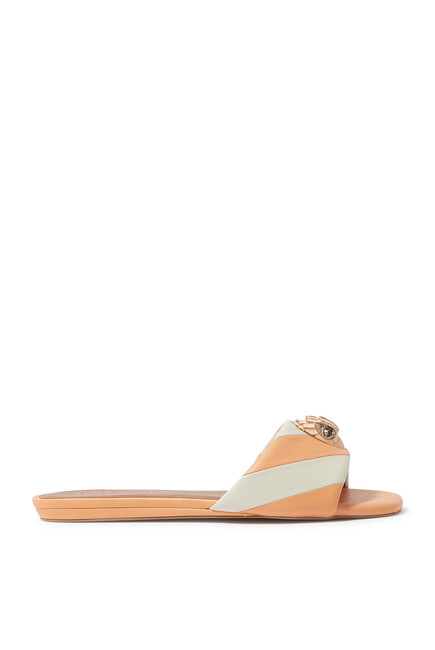 Kensington Leather Slides