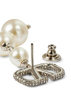  VLogo Signature Pearl Drop Earrings