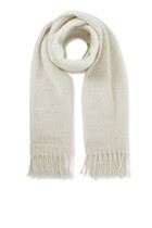 Firny Fringed Embroidered Scarf