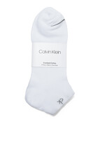 Combed Cotton Trainer Socks, Set of Three