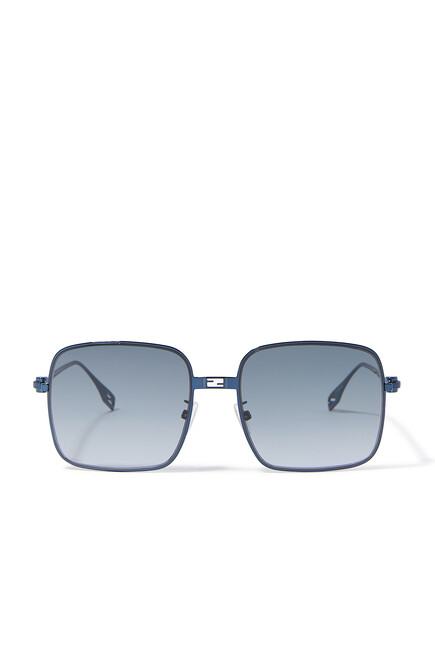 Square Frame Baguette Sunglasses