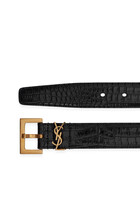 Cassandre Square Buckle Belt