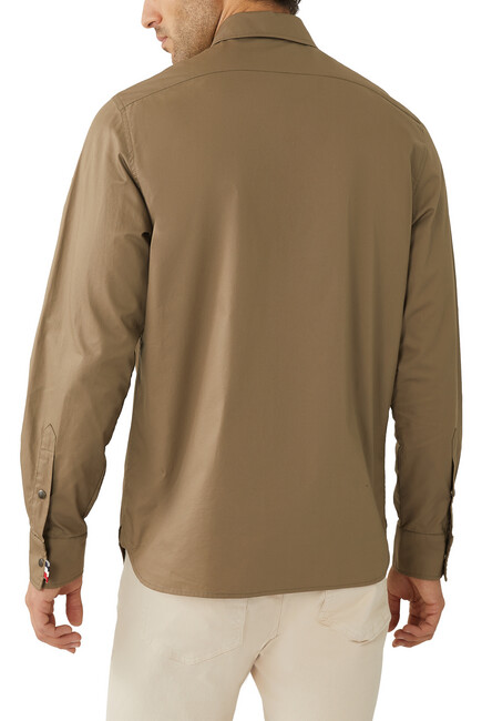 Buttoned Long-Sleeve Shirt