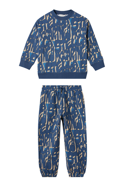 Kids Logo Print Tracksuit